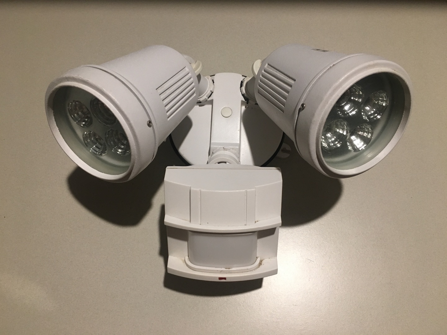 Motion sensor activated security light