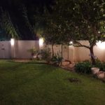 Garden wall lighting